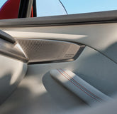 Custom woofer speaker grille via chemical etching process