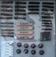 Custom nameplates for automobile