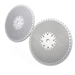 Custom precision chemical etching stainless steel thin plate laser drilling round component