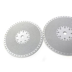 Custom precision chemical etching stainless steel thin plate laser drilling round component