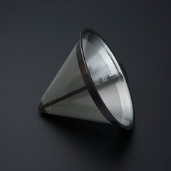 Pour Over Coffee Filter, Coffee Dripper, Paperless Mess Stainless Steel Coffee Filter