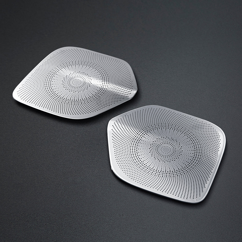 speaker cover for automotive metal etching