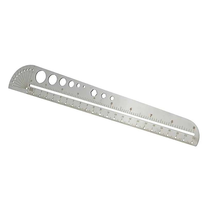 Drawing Stencils Metal Ruler Etching Environment-friendly Material Stainless Steel Straight Ruler