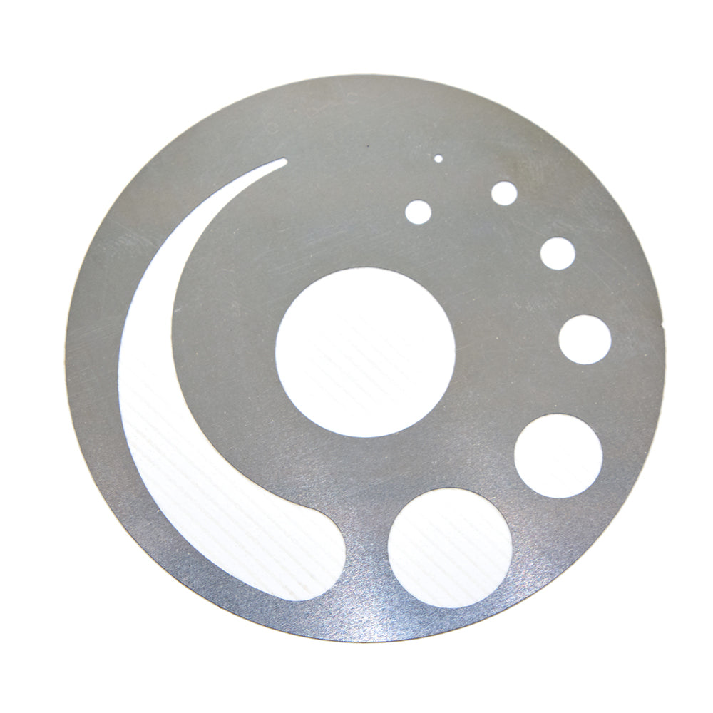 Custom precision chemical etching stainless steel thin plate laser drilling round component